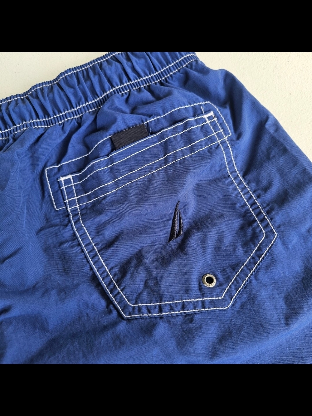 Nautica Swim Trunks Mens Small Blue Shorts - Picture 4 of 6